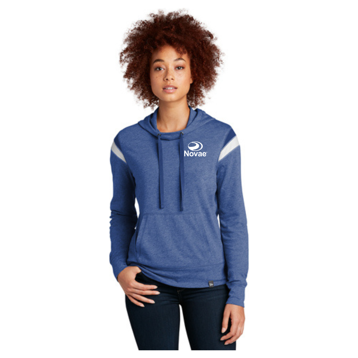 New Era ® Ladies Heritage Blend Varsity Hoodie - LNEA108