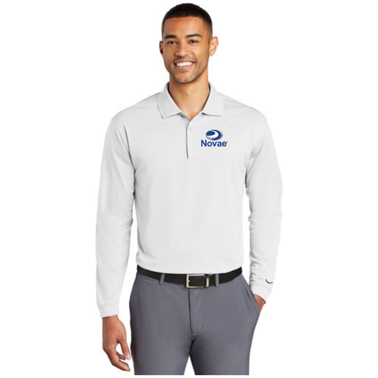 466364  Nike Long Sleeve Dri-FIT Stretch Tech Polo