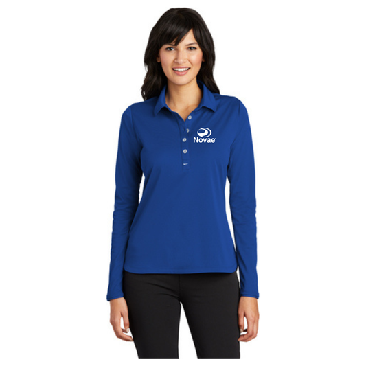 545322  Nike Ladies Long Sleeve Dri-FIT Stretch Tech Polo