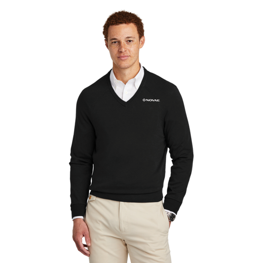 Brooks Brothers® Cotton Stretch V-Neck Sweater