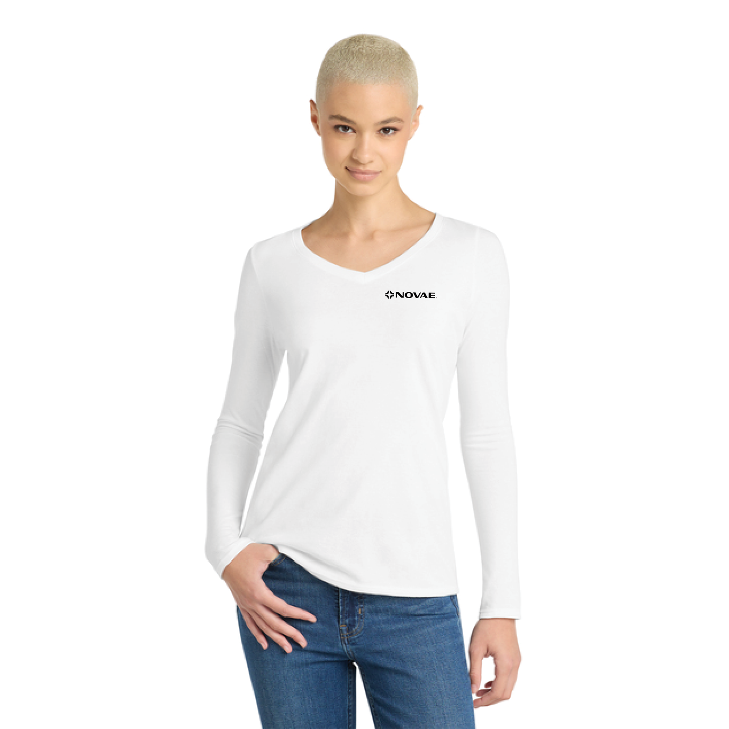 District ® Women’s Very Important Tee ® Long Sleeve V-Neck