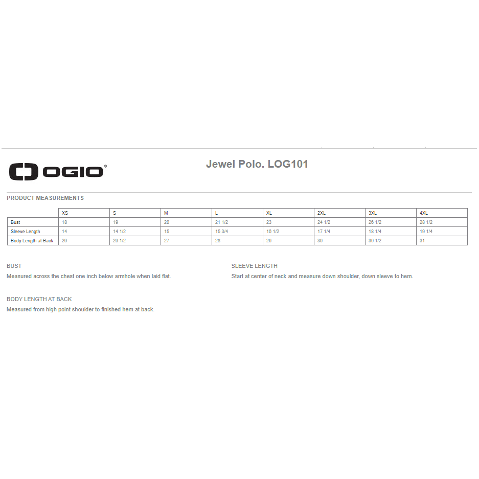 LOG101  OGIO® - Jewel Polo