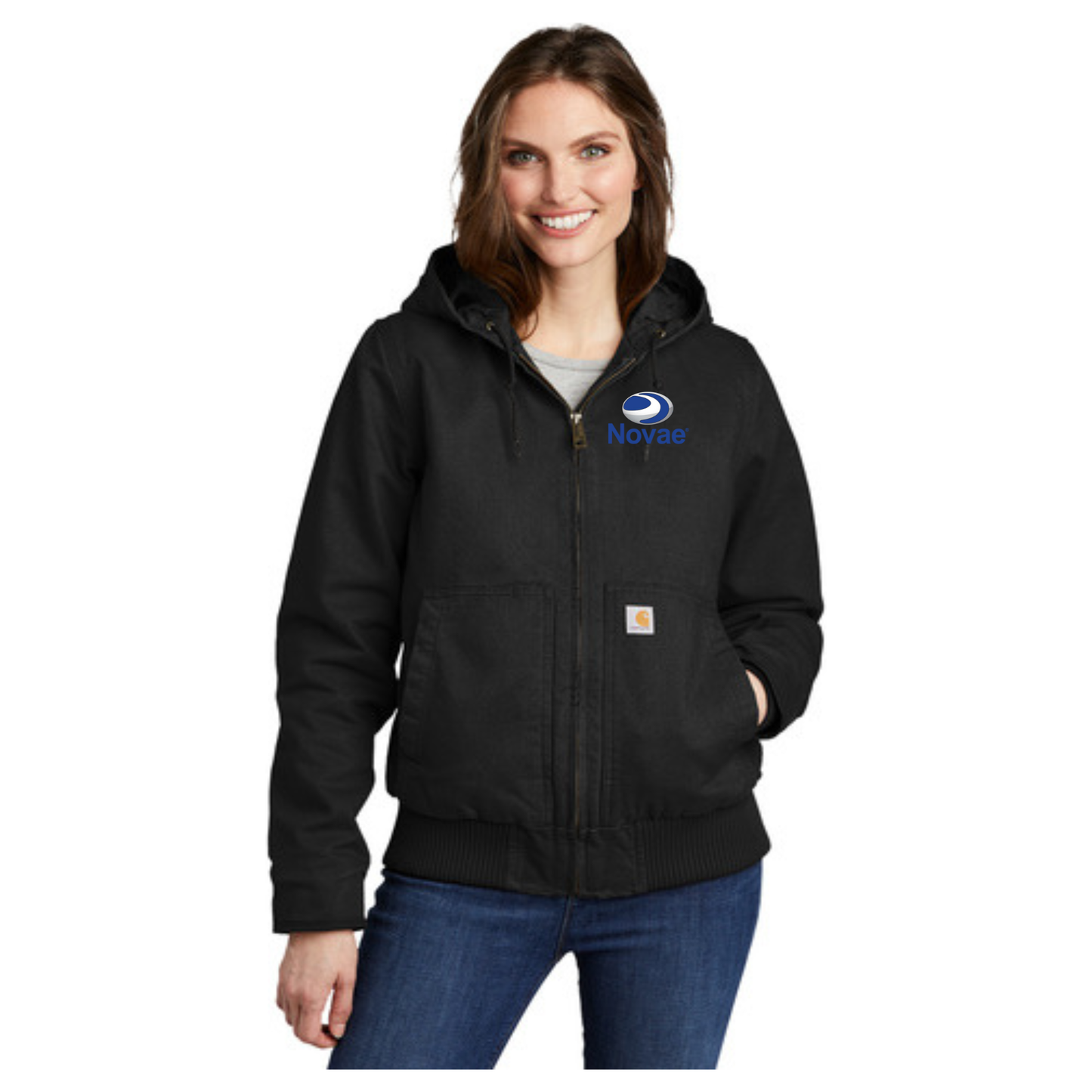 CT104053  Carhartt® Women’s Washed Duck Active Jac