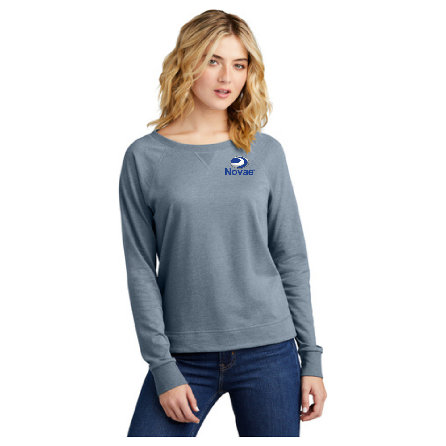 DT672 Women’s Featherweight French Terry™ Long Sleeve Crewneck