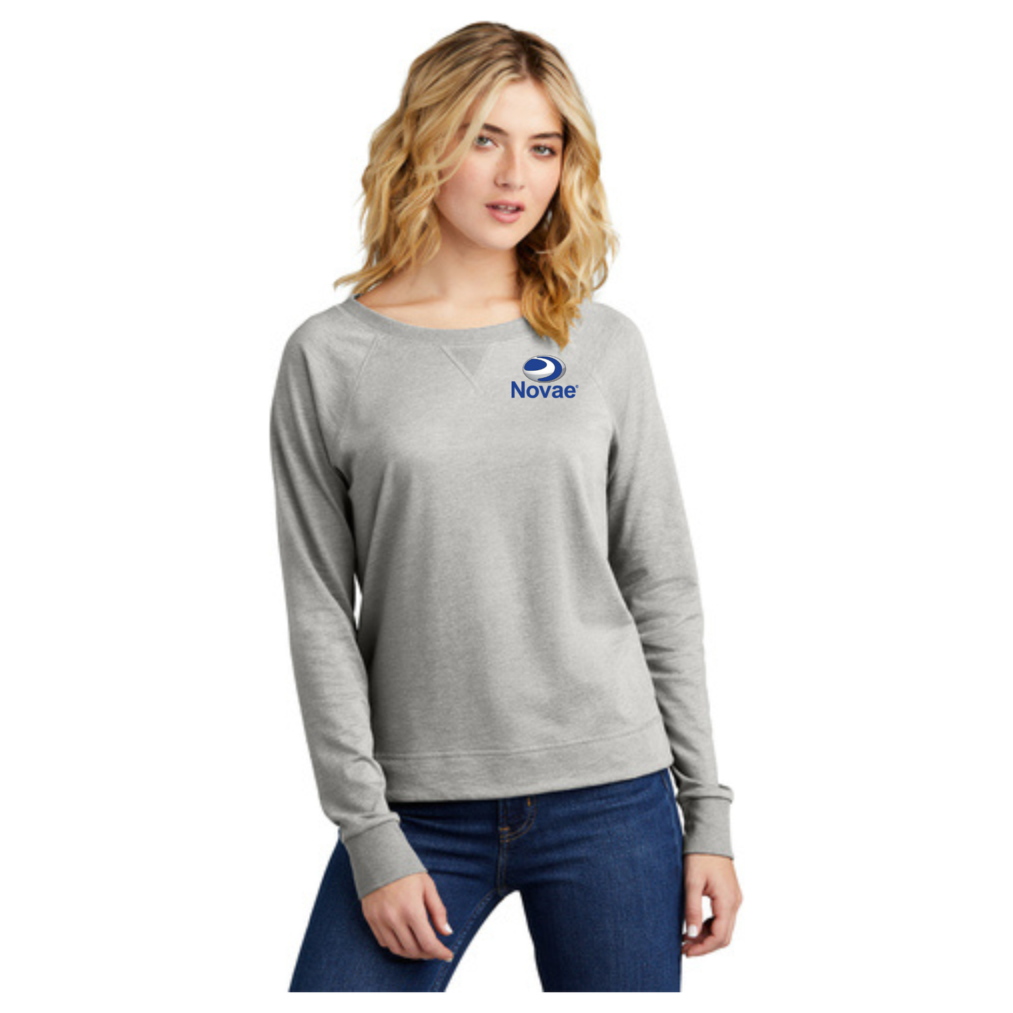 DT672 Women’s Featherweight French Terry™ Long Sleeve Crewneck