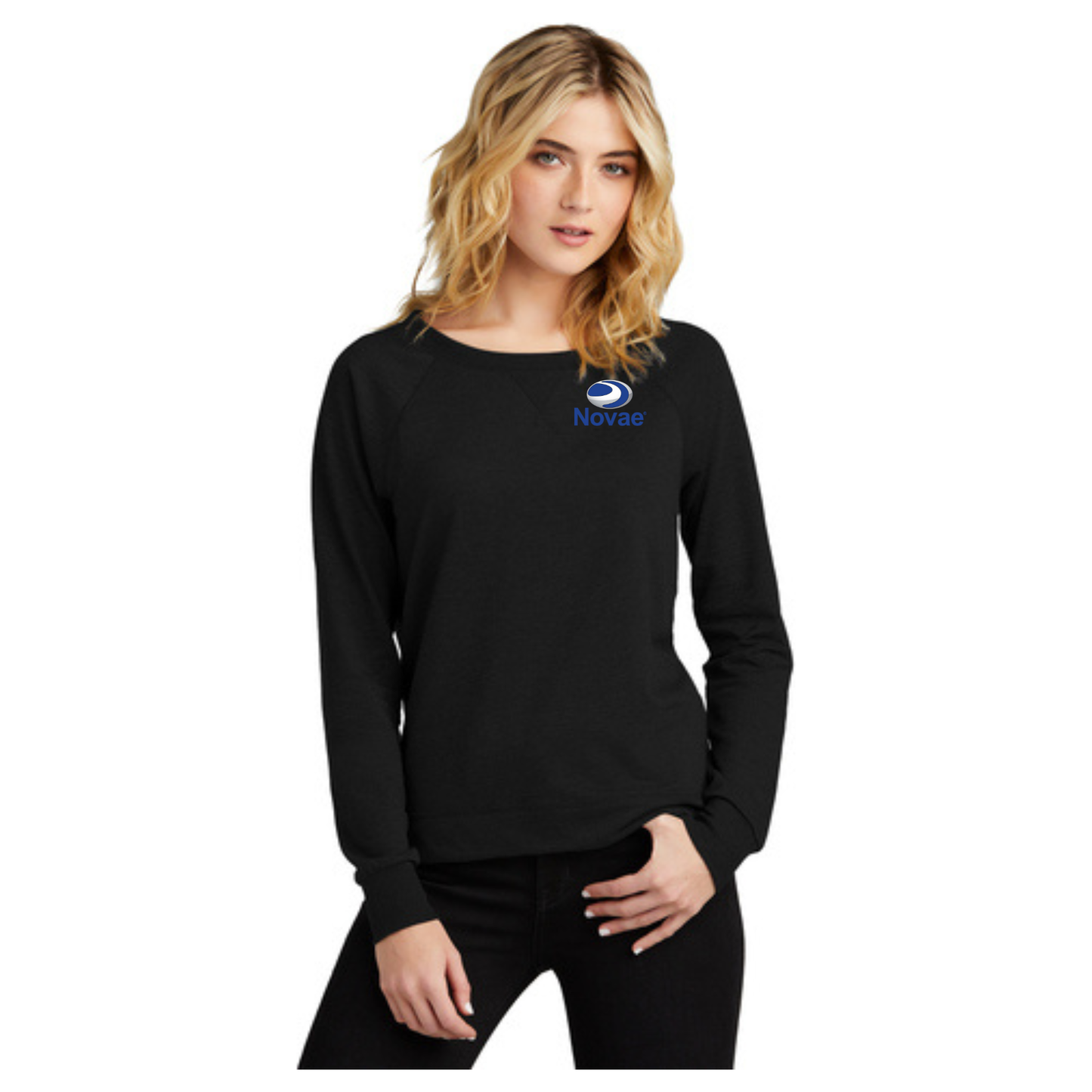 DT672 Women’s Featherweight French Terry™ Long Sleeve Crewneck