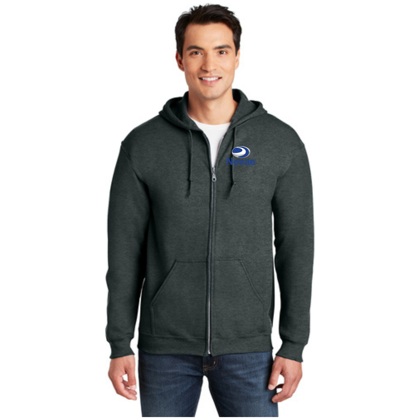 Full-Zip Hooded Sweatshirt 18600