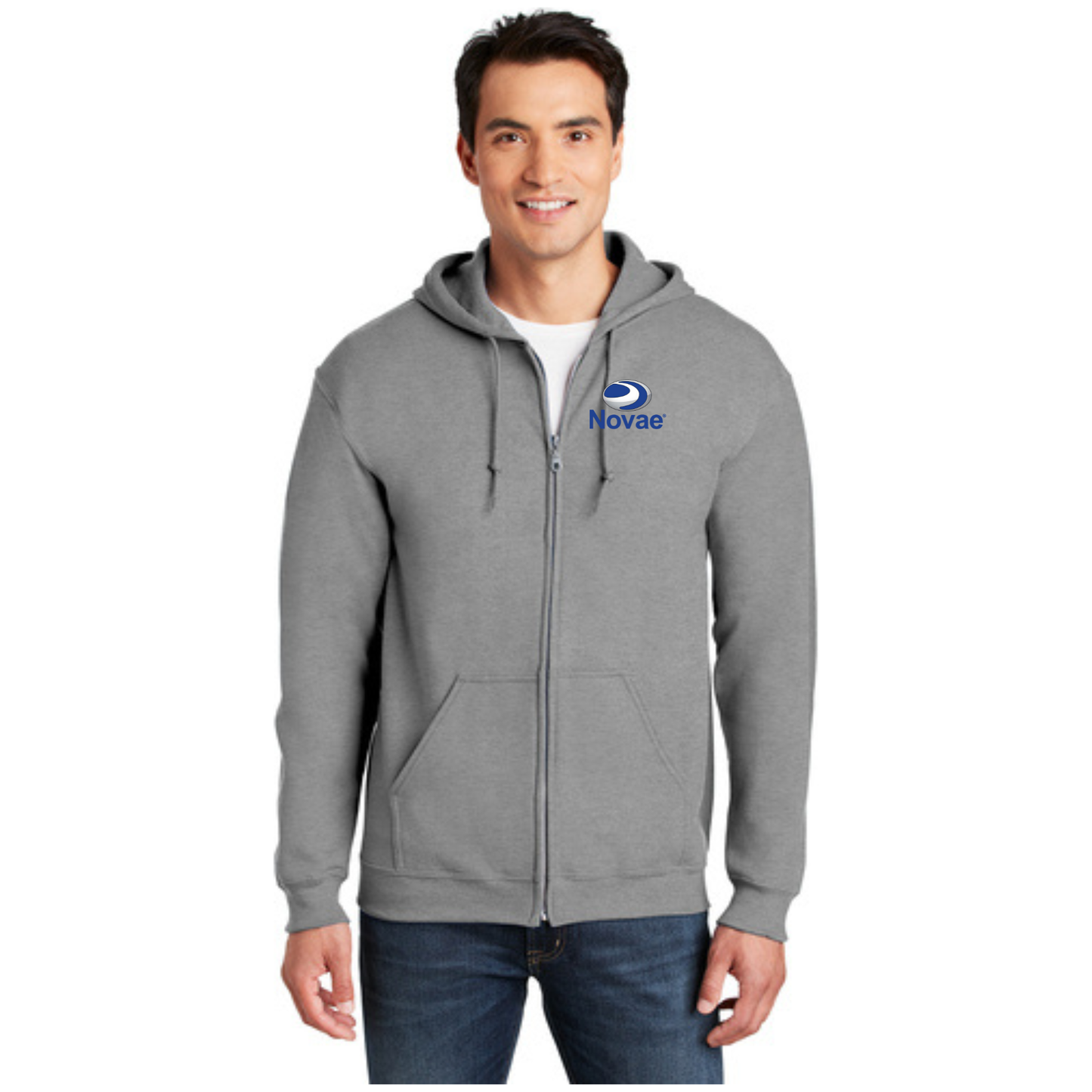 Full-Zip Hooded Sweatshirt 18600