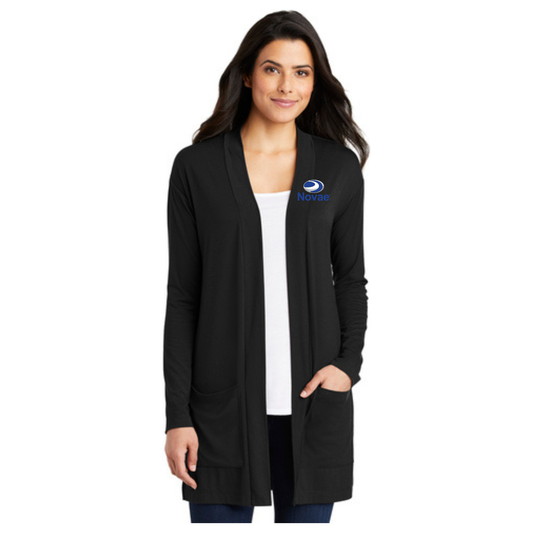 LK5434  Port Authority ® Ladies Concept Long Pocket Cardigan