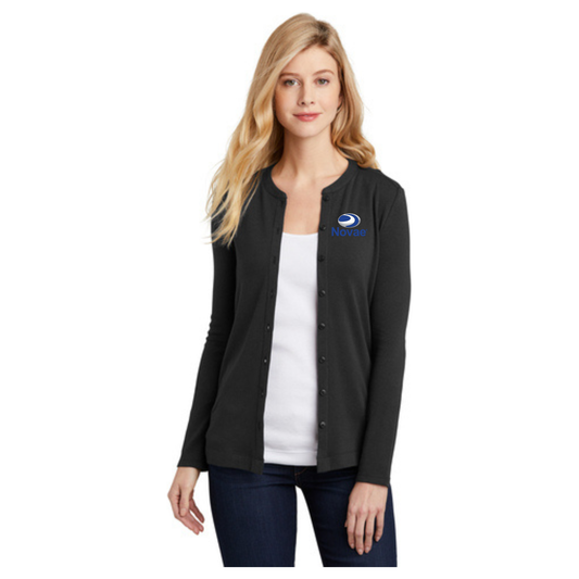 LM1008  Port Authority® Ladies Concept Stretch Button-Front Cardigan