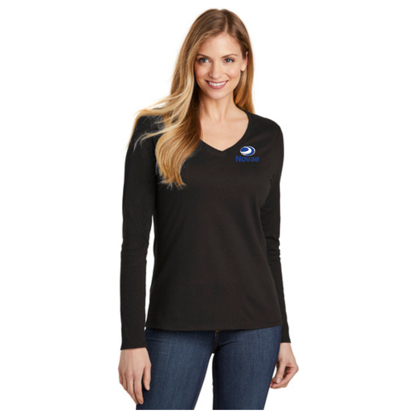 DT6201 Long Sleeve V-Neck
