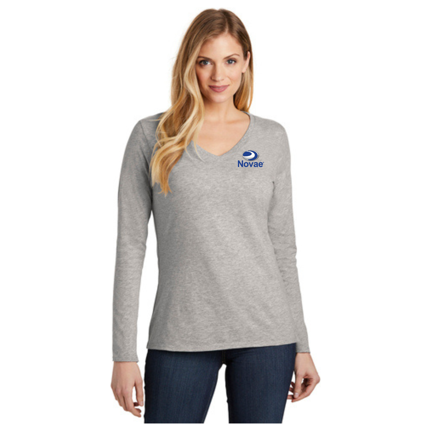 DT6201 Long Sleeve V-Neck