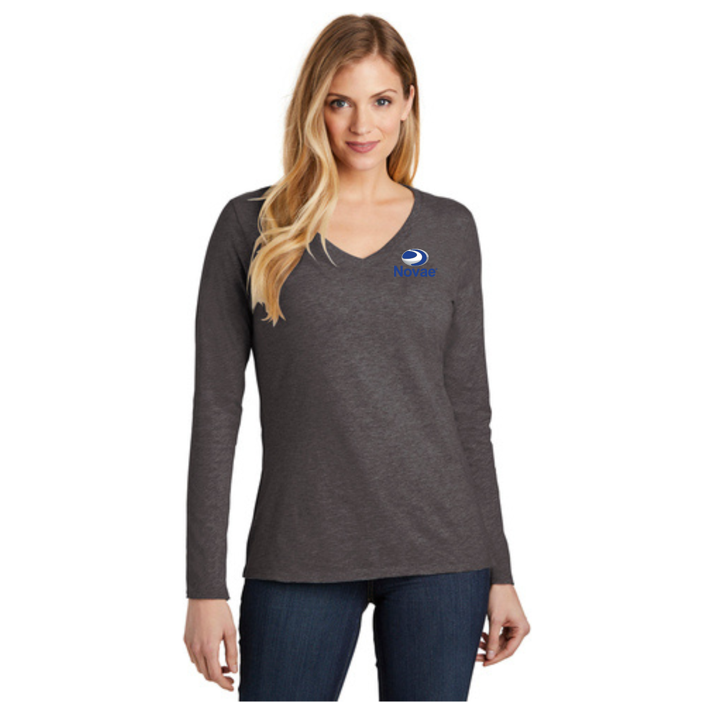 DT6201 Long Sleeve V-Neck