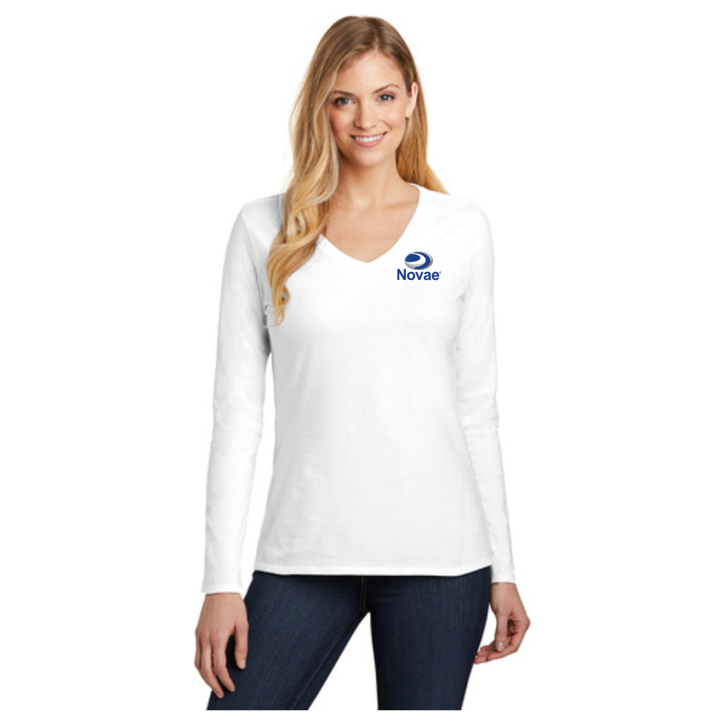 DT6201 Long Sleeve V-Neck