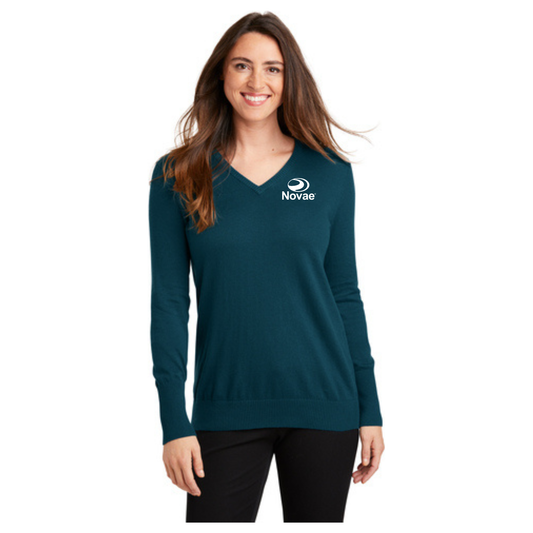 LSW285  Port Authority® Ladies V-Neck Sweater