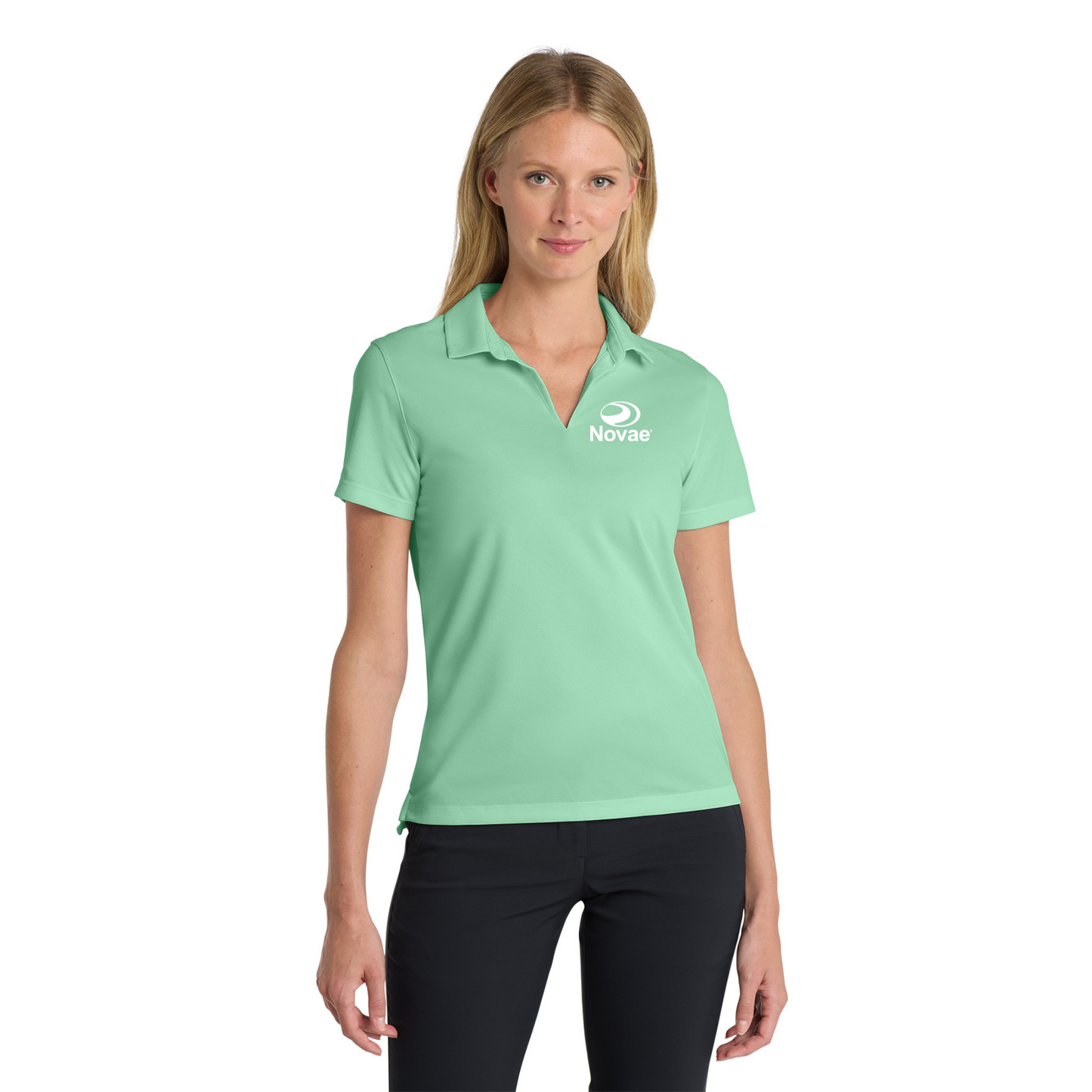 NKDC1991  Nike Ladies Dri-FIT Micro Pique 2.0 Polo